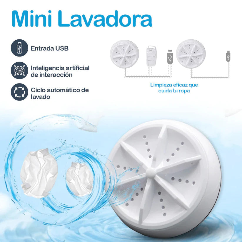 MINI LAVADORA PORTATIL- EDICION LIMITADA💯