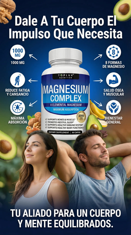 Magnesium Complex ¡El impulso que tu cuerpo necesita!